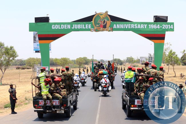 President Sata Body Being driven From Lusaka international airport to Mulungushi Hall
