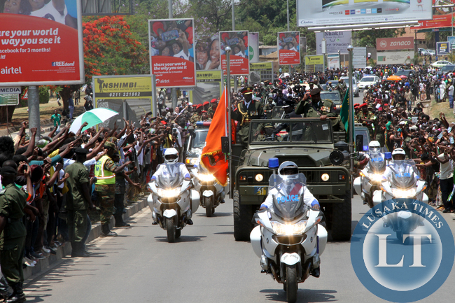 Presidential funeral procession