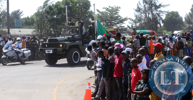 Zambian Line Up Sata Last Respect In Lusaka 0864