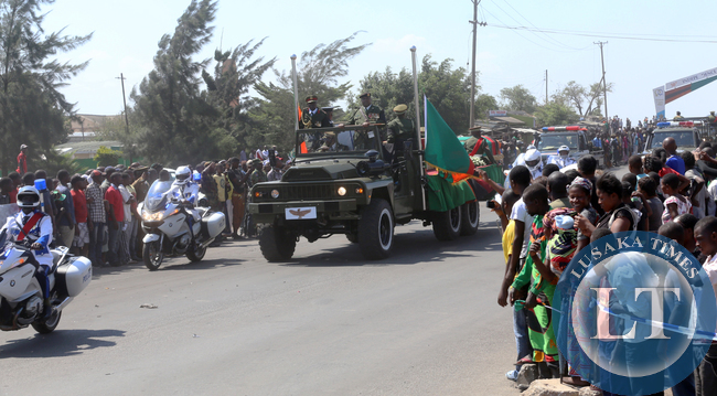 Zambian Line up to pay Last Respect to Late President Sata 0859