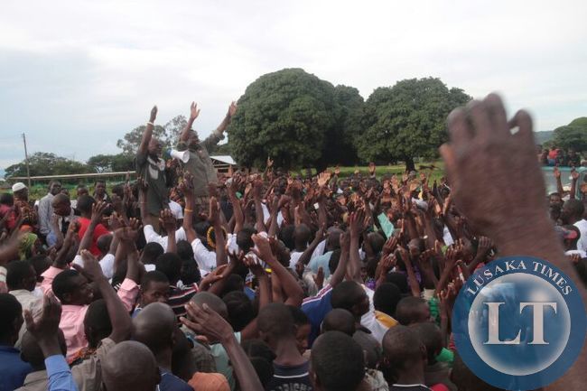 Chiengi rally with Katele Kalumba