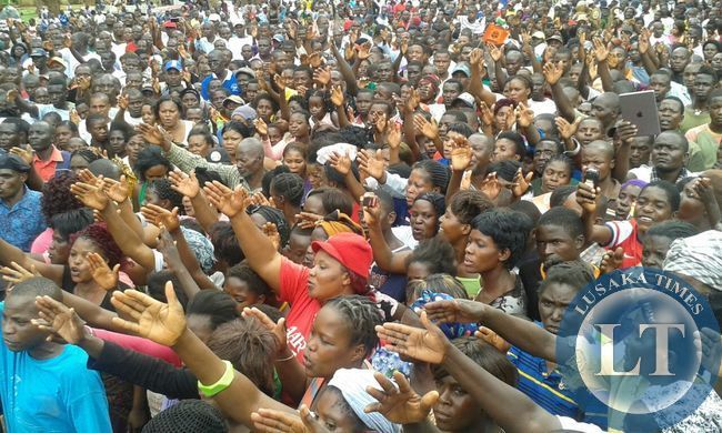 Crowds in Chipata