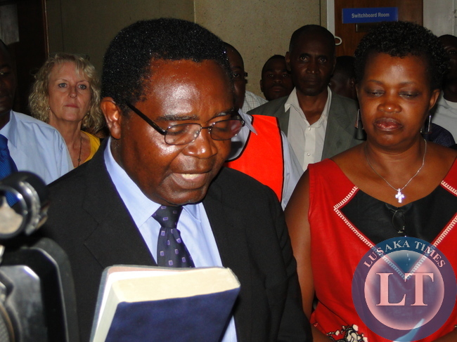 Godfrey Miyanda with Wife