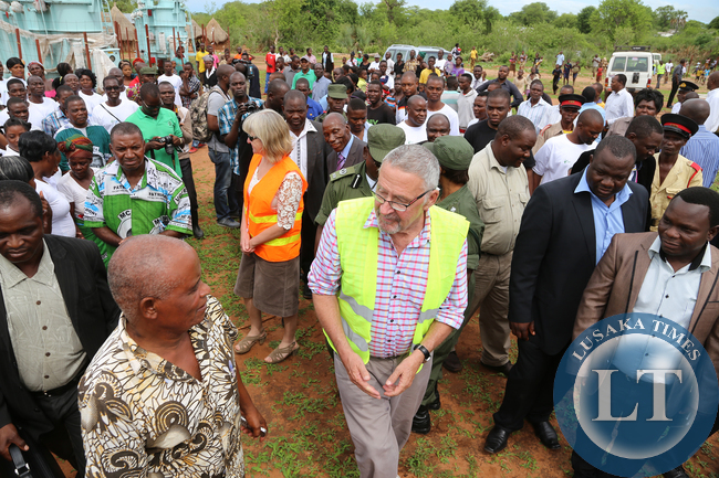 Dr Guy Scott with Chief Mpuka in Luangwa