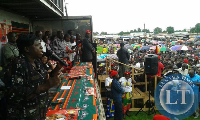 UPND rally in Kalulushi 22nd December 2104