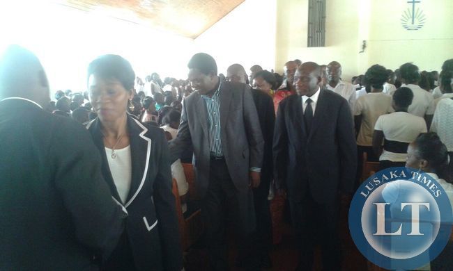 Kitwe's New Apostolic Faith Central Church in the morning