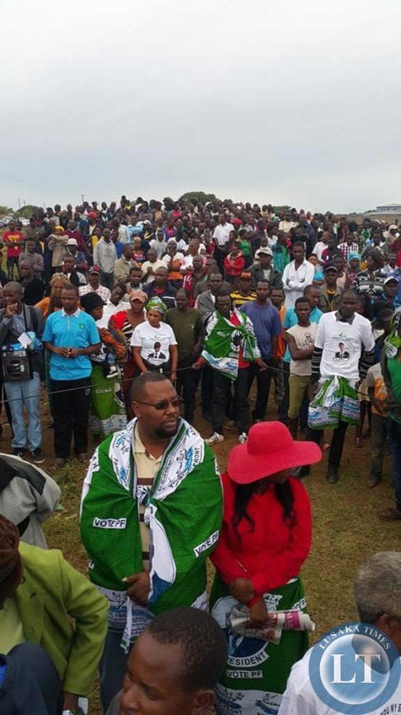 The Crowd at PF Mandevu Rally