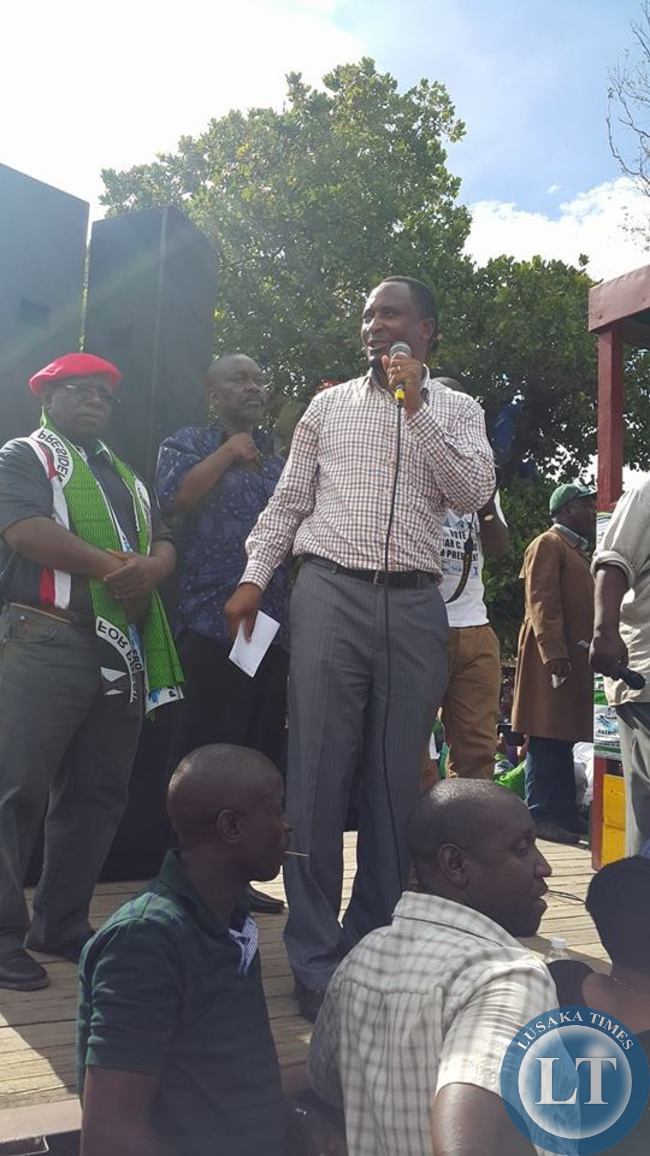 UPND MP and Provincial Minister Siamunene