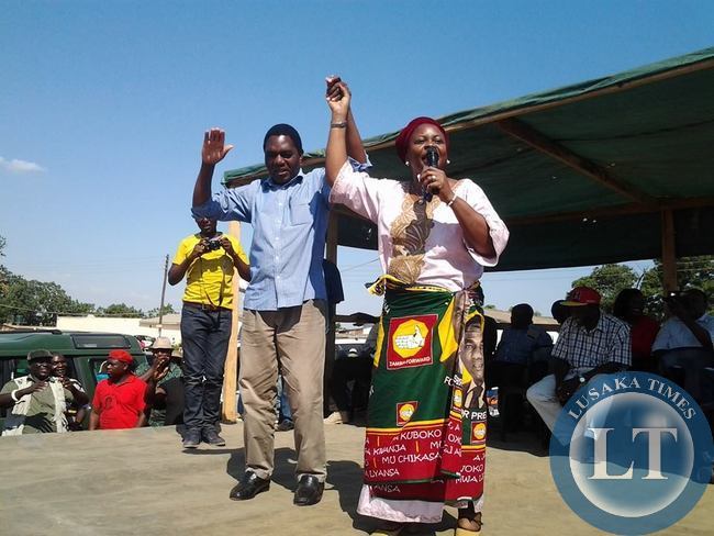 UPND Cadres at a Rally in Kabwe