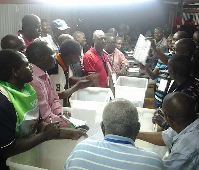 Counting of Votes at PF Parallel Conference