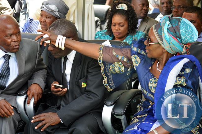 Inonge Wina during the Inauguration Ceremony