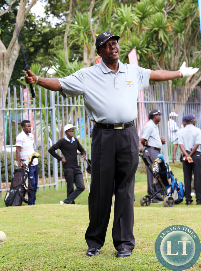 Gen Singongo at Statehouse golf tourney