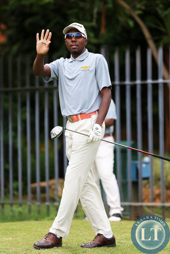 Golfer at Statehouse Tournament