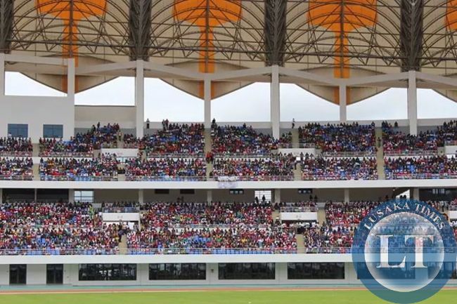 Part of the crowd at heroes stadium