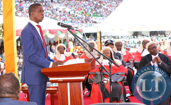 President Lungu Inaugural Address at Heroes Stadium