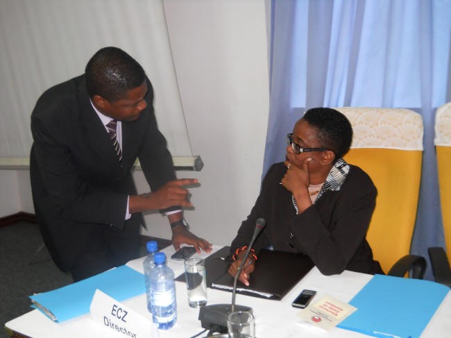 Electoral Commission of Zambia Director Priscilla Isaacs