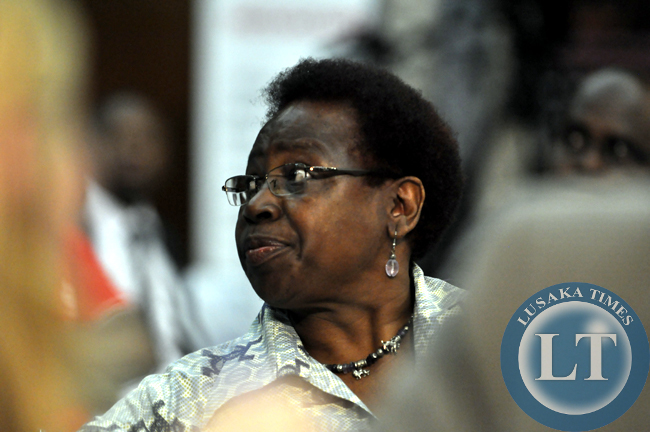 Sara Longwe, the wife to satirist Roy Clarke captured int hje audience during the presidential debate