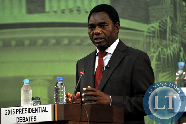 UPND's Hakainde Hichilema