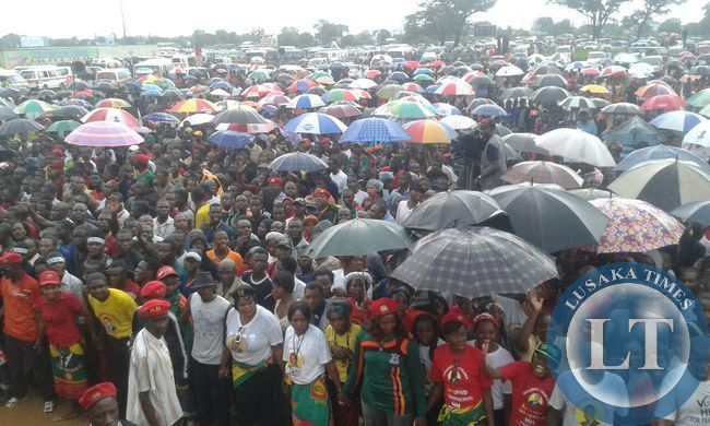 Part of the crowd at Woodlands Stadium