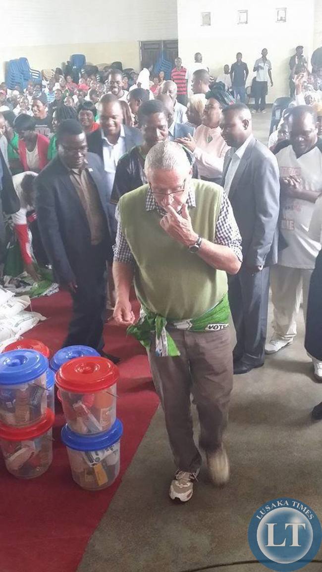 Miles Sampa and Edgar Lungu Reconciliation occasion in Matero