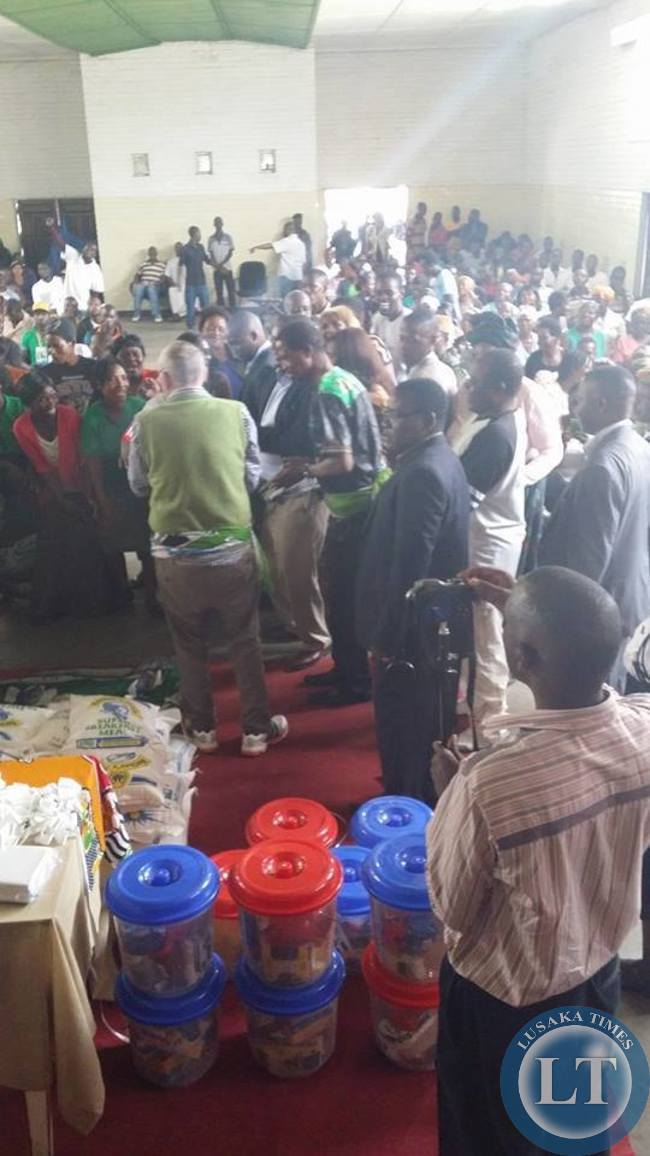 Miles Sampa and Edgar Lungu Reconciliation occasion in Matero