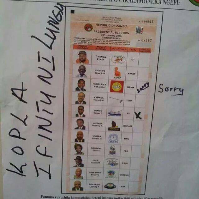 This is a one of the spoiled ballot papers