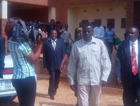 Maxwell Mwale at the Magistrate Court this morning