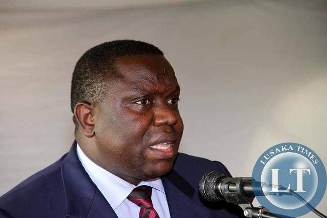 Foreign Affairs minister during the Annual greetings ceremony by President Edgar Lungu for members of the Diplomatic Corps Accredited to Zambia at State House on February 11,2015 -Picture by THOMAS NSAMA