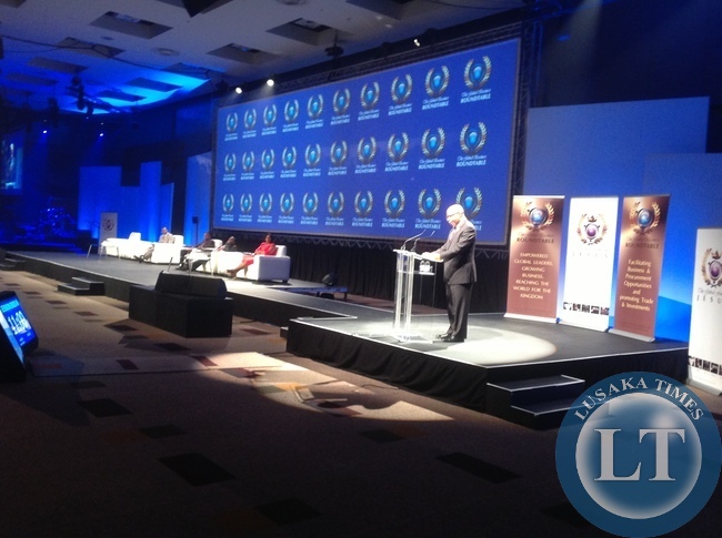 Dr Mumba addressing the GBR summit