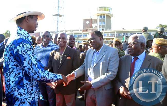 President Lungu Greets Dr Msisika