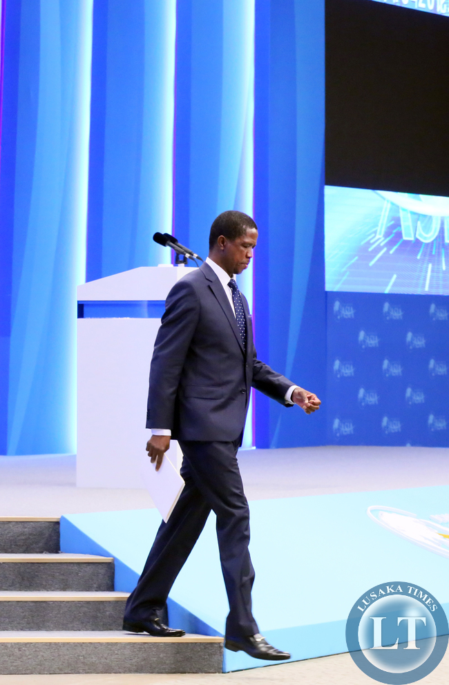 President Lungu at the Summit 1639 President Edgar Lungu after he addressed the Asian Boao Forum in China on Saturday 28-03-2015 -PICTURE BY EDDIE MWANALEZA/STATEHOUSE.