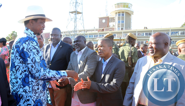 President Lungu greets Ministers
