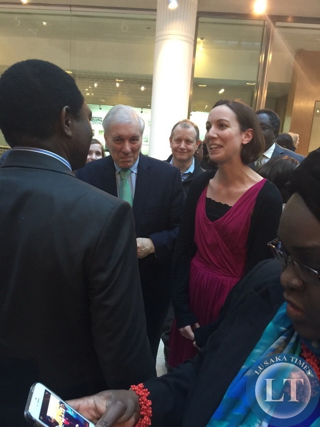 HH talking to one of the people who attended his talk
