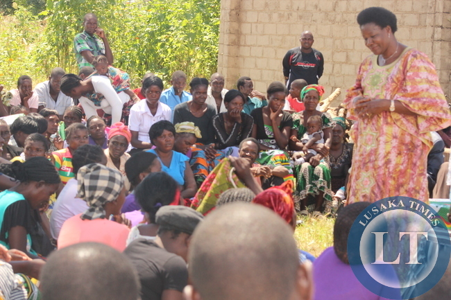 Edith Nawakwi in Namwala