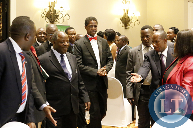 President Edgar Lungu at LAZ Dinner in Livingstone