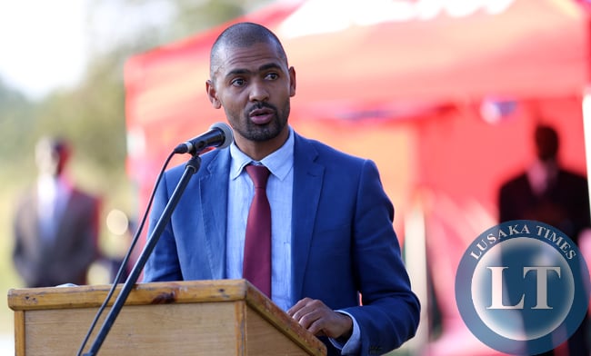 Vincent Mwale Sports Minister at Nkana Golf Club