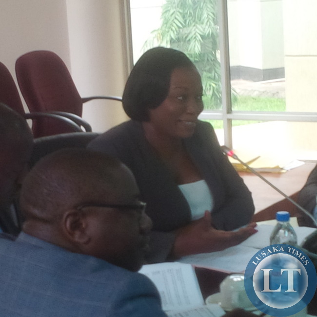 ZICTA Director General makes a point during her submissions to the Parliamentary Committee on Transport and Communications ZICTA Director General makes a point during her submissions to the Parliamentary Committee on Transport and Communications