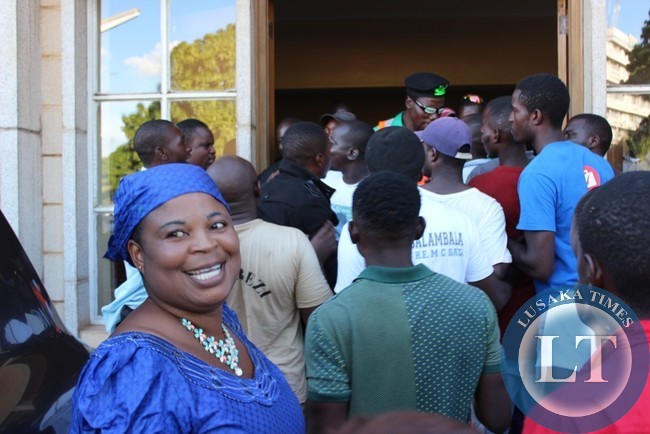 Two PF factions in near punch-up at the civic centre in Livingstone on Monday