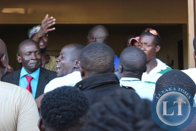 Two PF factions in near punch-up at the civic centre in Livingstone on Monday