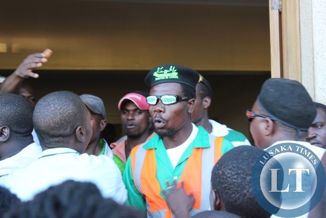 Two PF factions in near punch-up at the civic centre in Livingstone on Monday