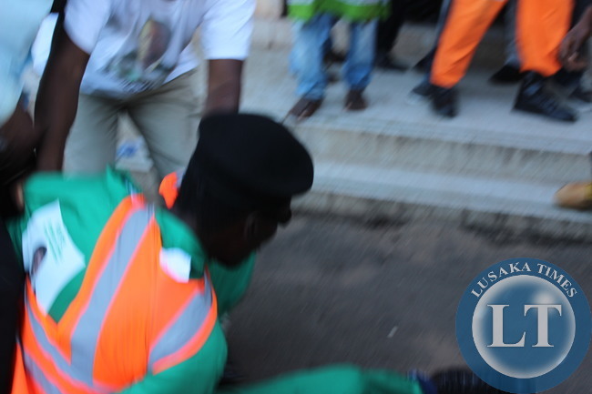 Two PF factions in near punch-up at the civic centre in Livingstone on Monday