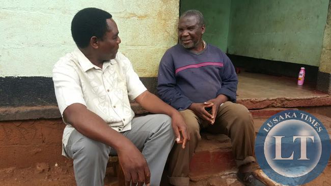 UPND President Hakainde Hichilema interacts with residents in Linda compound