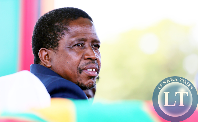 President Lungu at Labour day in Lusaka