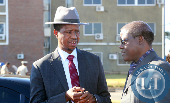 President Lungu with Dr Simbyakula