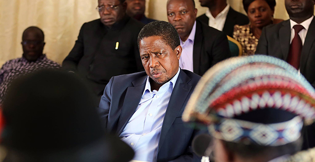 President Edgar Lungu Meets Luvale-Lunda Chiefs In Zambezi.