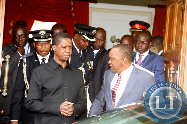 PRESIDENT LUNGU-KENYATA 01
