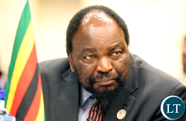 Zimbabwean Minister Of Foreign affairs Dr Simbarashe Mumbengegwi address SADC Councilof Ministers at Gaborone internatioanl Confrence Centre in Botswana on Friday 14th August 2015. Picture By EDDIE MWANALEZA /STATEHOUSE.