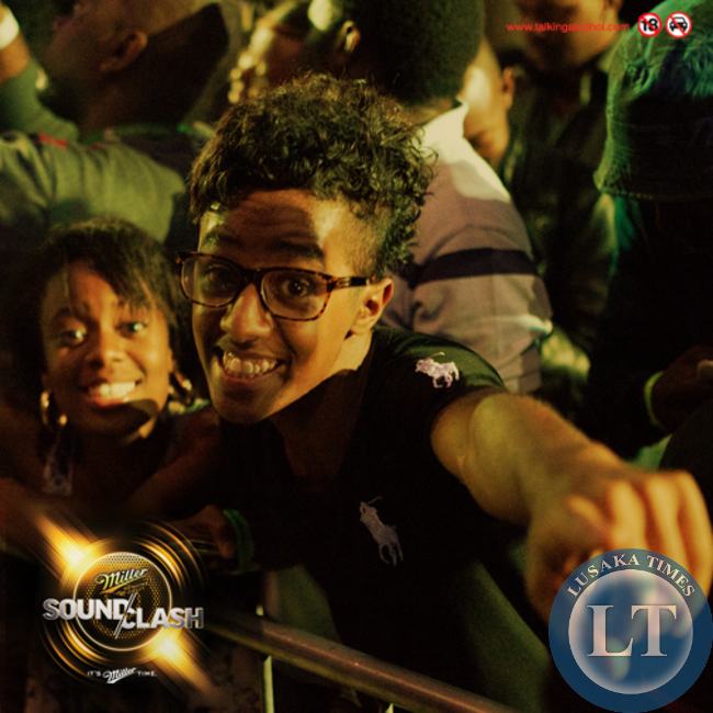 Revellers enjoy the Miller Soundclash at the Web in Lusaka