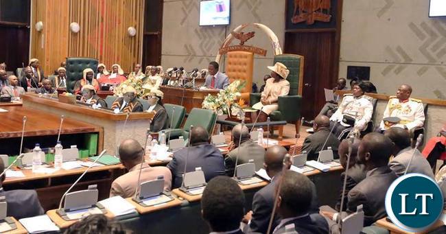 President Edgar Lungu Address Parliament