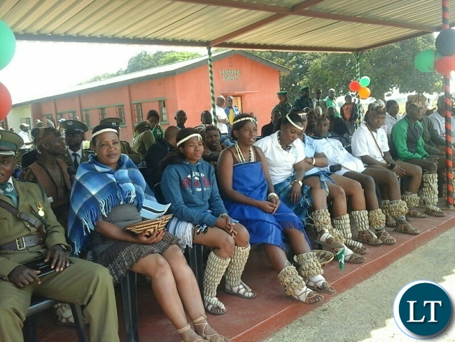 The recruit pass-out and commemoration of the African Correctional and Prisons Day in Kabwe